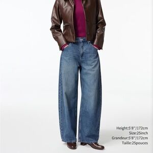 UNIQLO BARREL JEANS 26